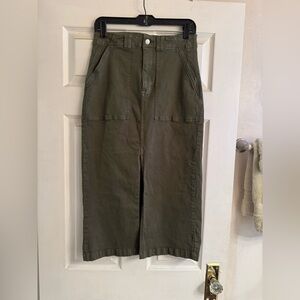 Pistola Olive Pencil Skirt